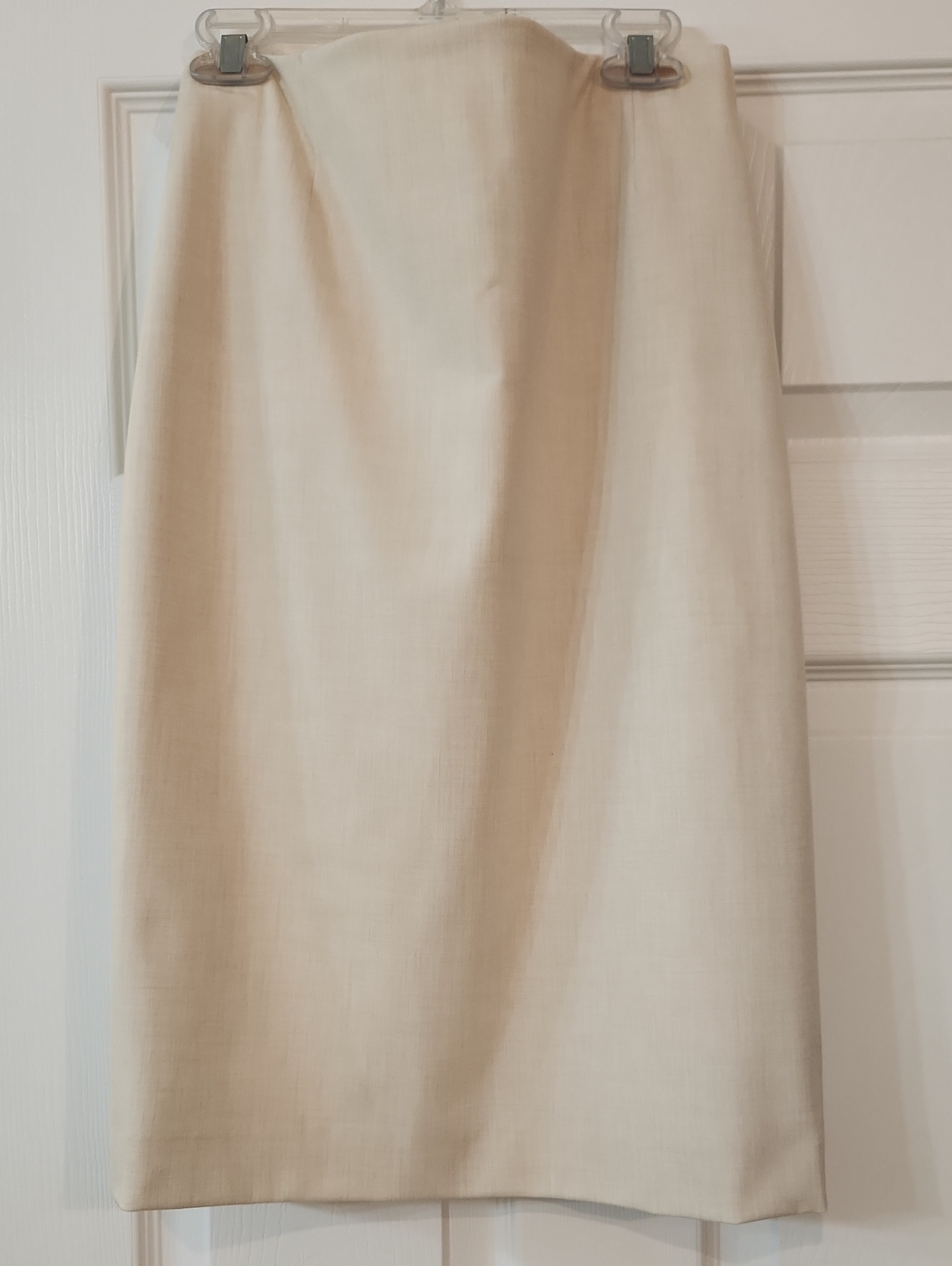 Antonio Melani Cream Pencil Skirt Also Selling The Matching Blazer Perfect Shape